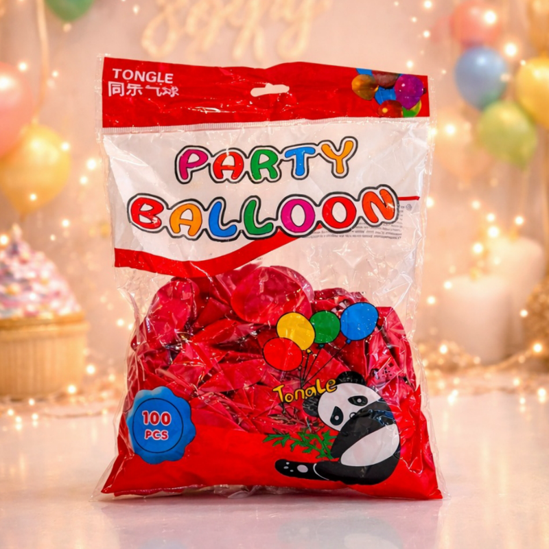 Balloon 100 Piece Red