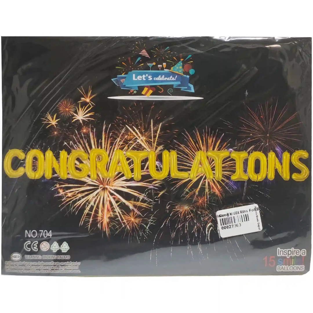 Balloon Foil Congatulation