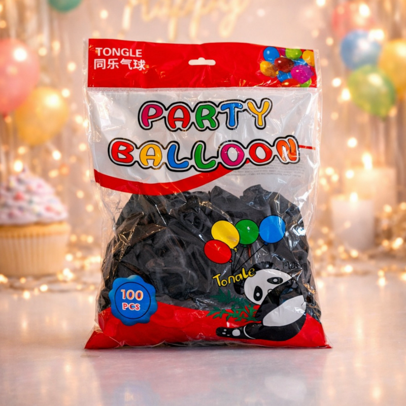 Balloon 100 Piece Black