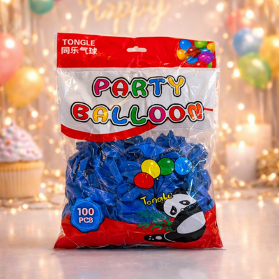 Balloon 100 Piece Blue