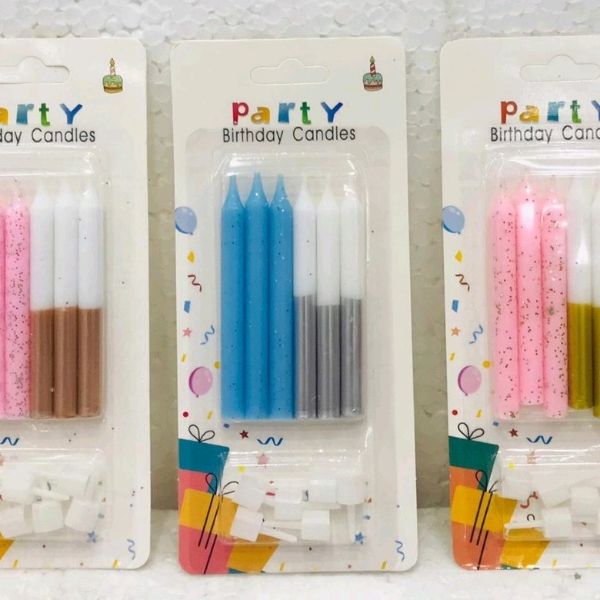 Candle Half Glitter 42