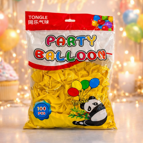Balloon 100 Piece Yellow