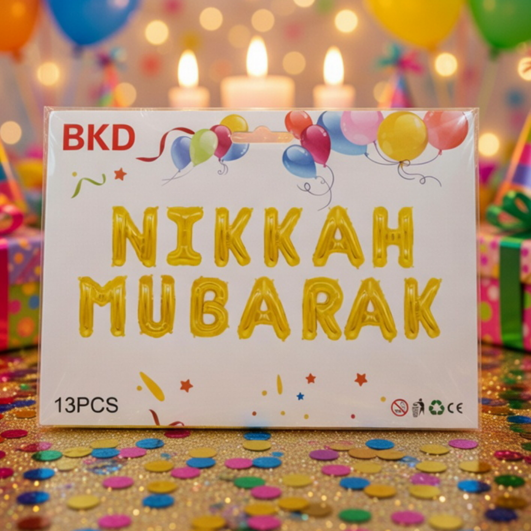 Balloon Foil Nikah Mubarik