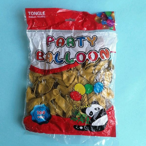 Balloon 100 Piece Golden