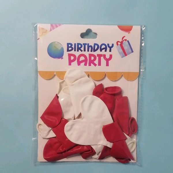 Balloon 15 Red White