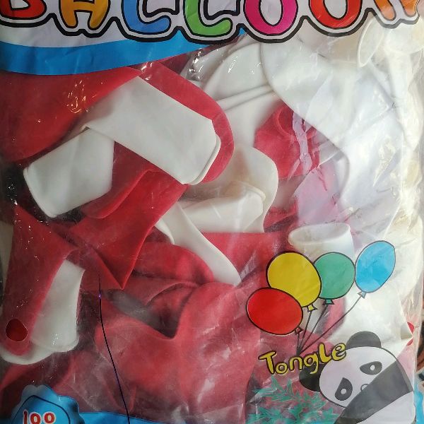 Balloon 100 Red White